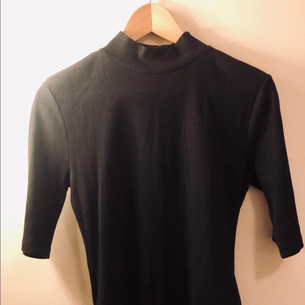 3/4 Sleeve Ribbed Bodysuit